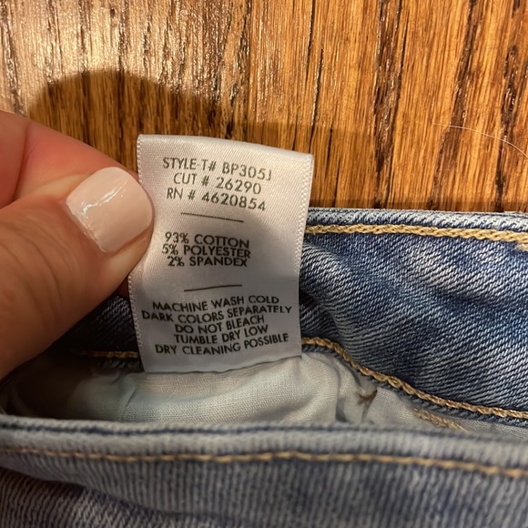 Just Black distressed skinny jean with raw hem size 28 - Picture 7 of 7